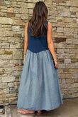 Arbi Gingham Magic Sundress Navy